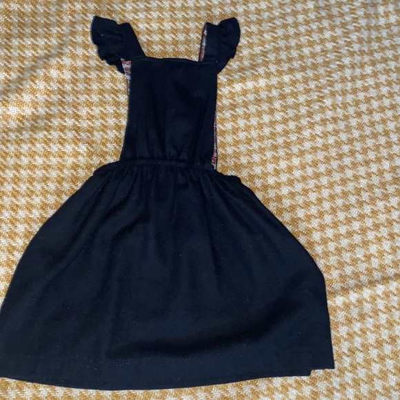 Zara Black Pinafore Dress 4-5Y - Picture 5 of 8